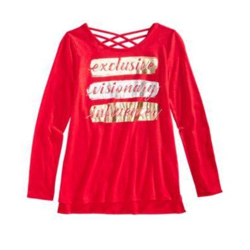 Epic Threads Big Girls Graphic-Print Crisscross-Back T-Shirt